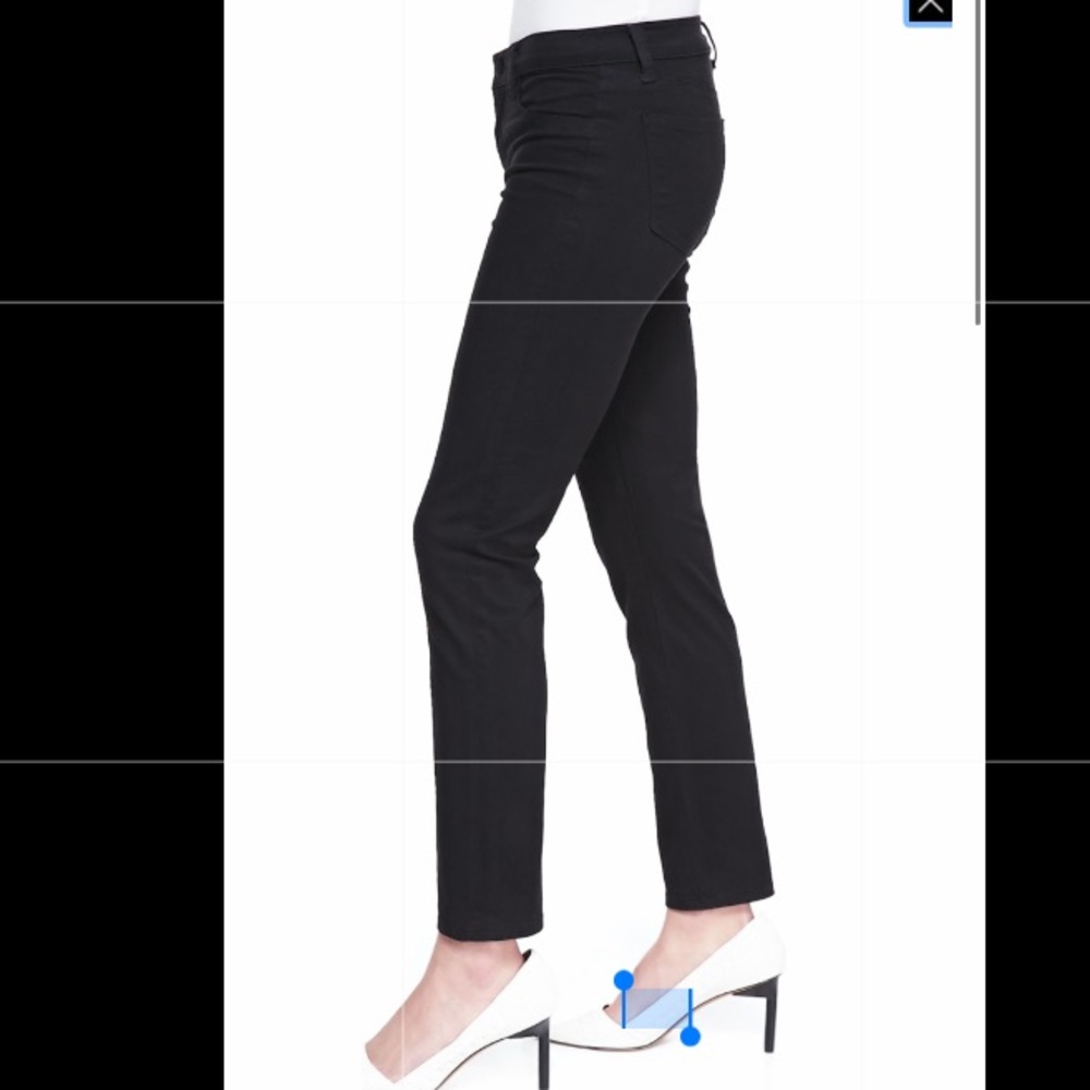 J BRAND**Mid-Rise Cropped Rail Jeans*Size 25 $228 - Picture 5 of 11